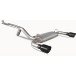 Scorpion Exhaust Cat-Back Twin Daytona BLK - Fiat 500 Abarth 1.4 Turbo 2008 - 2018