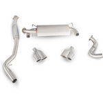 Scorpion Exhaust Secondary Cat-Back Quad Tw83Slic - Subaru Impreza 2.5 Turbo WRX STI Hatch 08-11