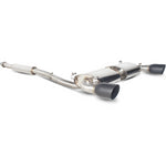 Scorpion Exhaust Secondary Cat-Back (Resonated) Twin Daytona BLK - Subaru BRZ 2012 - 2021