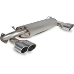 Scorpion Exhaust Rear Silencer Quad Tw83Slic - Subaru Impreza 2.5 Turbo WRX STI Hatch 08-11