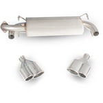 Scorpion Exhaust Rear Silencer Quad Tw83Slic - Subaru Impreza 2.5 Turbo WRX STI Hatch 08-11