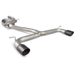 Scorpion Exhaust Cat-Back (Resonated) Twin Daytona BLK - Volkswagen Golf MK7 GTI 2013 - 2016