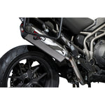 Scorpion Serket Parallel Stainless Oval Exhaust - Triumph Tiger 1200 Explorer 2016 - 2021