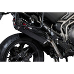 Scorpion Serket Parallel Carbon Oval Exhaust - Triumph Tiger 1200 Explorer 2016 - 2021