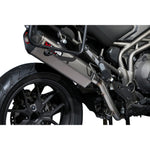 Scorpion Serket Parallel Titanium Oval Exhaust - Triumph Tiger 1200 Explorer 2016 - 2021