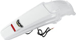 UFO Enduro Rear Fender With LED Light - Honda CRF450X 2009-16 - White