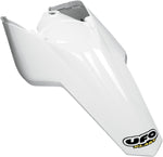 UFO Rear Fender & Side Panel Unit - KTM SX 125/250 2007-11, SXF 2007-12 - White