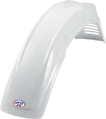 UFO Vintage Front Fender - Maico 250-490cc 1978-83, Gilera 1981-84 - White