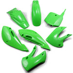 UFO Plastics Kit - Kawasaki KX65 2001-14, KLX110 2001-09 - Green