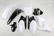 UFO Plastics Kit - Yamaha YZF450 2013 - OEM (Black/ White)