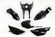 UFO Plastics Kit - Kawasaki KLX110 2010-16 - Black