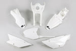 UFO Plastics Kit - Kawasaki KLX110 2010-16 - White