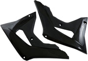 UFO Radiator Scoops - Honda CRF450R & CRF450RX 2017-18 - Black