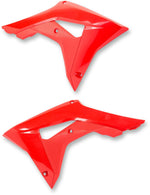 UFO Radiator Scoops - Honda CRF450R & CRF450RX 2017-18 - Red