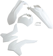 UFO Plastics Kit - KTM EXC 125/200/250/300/450/500 2014-16 - White