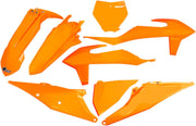 UFO Plastics Kit - KTM SX 125/150/250 & SXF 250/350/450 2019-22 - Fluo Orange