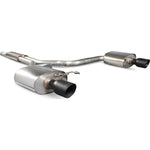 Scorpion Exhaust Cat-Back (Res) Twin Daytona BLK - Ford Mustang 2.3 EcoBoost (Non-GPF Model) 15-19