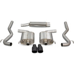 Scorpion Exhaust Cat-Back (Res) Twin Daytona BLK - Ford Mustang 2.3 EcoBoost (Non-GPF Model) 15-19