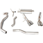 Scorpion Exhaust Cat/DPF-Back (Res) Quad Daytona - Volkswagen T5 Transporter & Caravelle