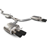 Scorpion Exhaust Cat-Back (Res) Quad Daytona BLK - Audi A5 B8 2.0 TFSi 12+