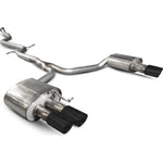 Scorpion Exhaust Cat-Back Quad Daytona BLK - Audi A5 B8 2.0 TFSi 2012 - 2016