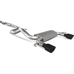 Scorpion Exhaust Cat-Back (Res) Twin Daytona BLK - Vauxhall Corsa E VXR (Non-GPF Model) 2015 - 2018