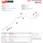 Scorpion Exhaust Cat-Back Daytona - Audi S3 8P 2.0T Quattro (3 Door & Sportback) 06-12