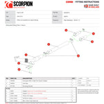 Scorpion Exhaust Turbo-Downpipe + Sports Cat - Audi S3 8P 2.0T Quattro (3 Door & Sportback) 2006 - 2012