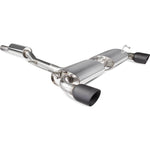 Scorpion Exhaust Cat-Back (Res) Twin Daytona BLK - Volkswagen Golf MK4 R32 03-05