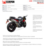 Scorpion Serket Parallel Stainless Oval Exhaust - Triumph Speed Triple 1050 2016 - 2017