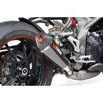 Scorpion Serket Taper Carbon Oval Exhaust - Triumph Speed Triple 1050 2016 - 2017