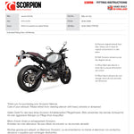 Scorpion Serket Parallel Stainless Oval Exhaust - Yamaha XSR 900 Full System 2016 - 2021