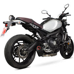 Scorpion Serket Parallel Carbon Oval Exhaust - Yamaha XSR 900 Full System 2016 - 2021