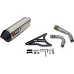 Scorpion Serket Parallel Stainless Oval Exhaust - Peugeot Django Full System 125 / 150 15-17