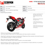 Scorpion Serket Taper Titanium Oval Exhaust - Honda CBR 1000 RR 2017 - 2019