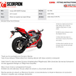 Scorpion RP-1 GP Carbon Round Exhaust - Honda CBR 1000 RR 17-18