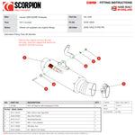 Scorpion RP-1 GP Carbon Round Exhaust - Honda CBR 1000 RR 17-18