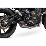 Scorpion Serket Taper Carbon Oval Exhaust - Yamaha Tracer 700 Full System 2016 - 2020