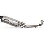 Scorpion Serket Parallel Stainless Oval Exhaust - Yamaha X-MAX 125 Full System 2008 - 2016