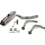 Scorpion Serket Parallel Stainless Oval Exhaust - Kawasaki Z650 Full System 2017 - 2021