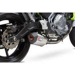 Scorpion Serket Parallel Stainless Oval Exhaust - Kawasaki Z650 Full System 2017 - 2021