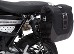 SW Motech SLC Left Side Pannier Carrier - Triumph Scrambler 1200 XE 2019-2024 - Black