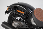 SW Motech SLC Left Side Pannier Carrier - Harley Davidson FXST 1750 2020-2024 - Black