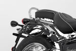 SW Motech SLC Right Side Pannier Carrier - Triumph Bonneville 1200 Speedmaster 2018-2024 - Black