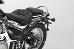 SW Motech SLC Left Side Pannier Carrier - Triumph Bonneville 1200 Speedmaster 2018-2024 - Black