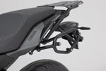 SW Motech SLC Left Side Pannier Carrier - Yamaha MT-07 GT 2019-2022 - Black