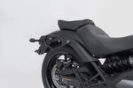 SW Motech SLC Left Side Pannier Carrier - Kawasaki EN 650 2016-2024 - Black