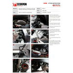 Scorpion Serket Parallel Stainless Oval Exhaust - Vespa GTS GTV 125 250 300 SUPER Full System 09-18