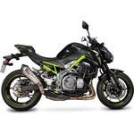 Scorpion Serket Taper Stainless Oval Exhaust - Kawasaki Z900 2017 - 2019