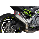 Scorpion Serket Taper Stainless Oval Exhaust - Kawasaki Z900 2017 - 2019